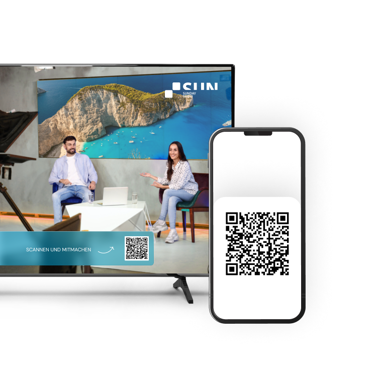 Teilen Sie Umfragen via QR Code